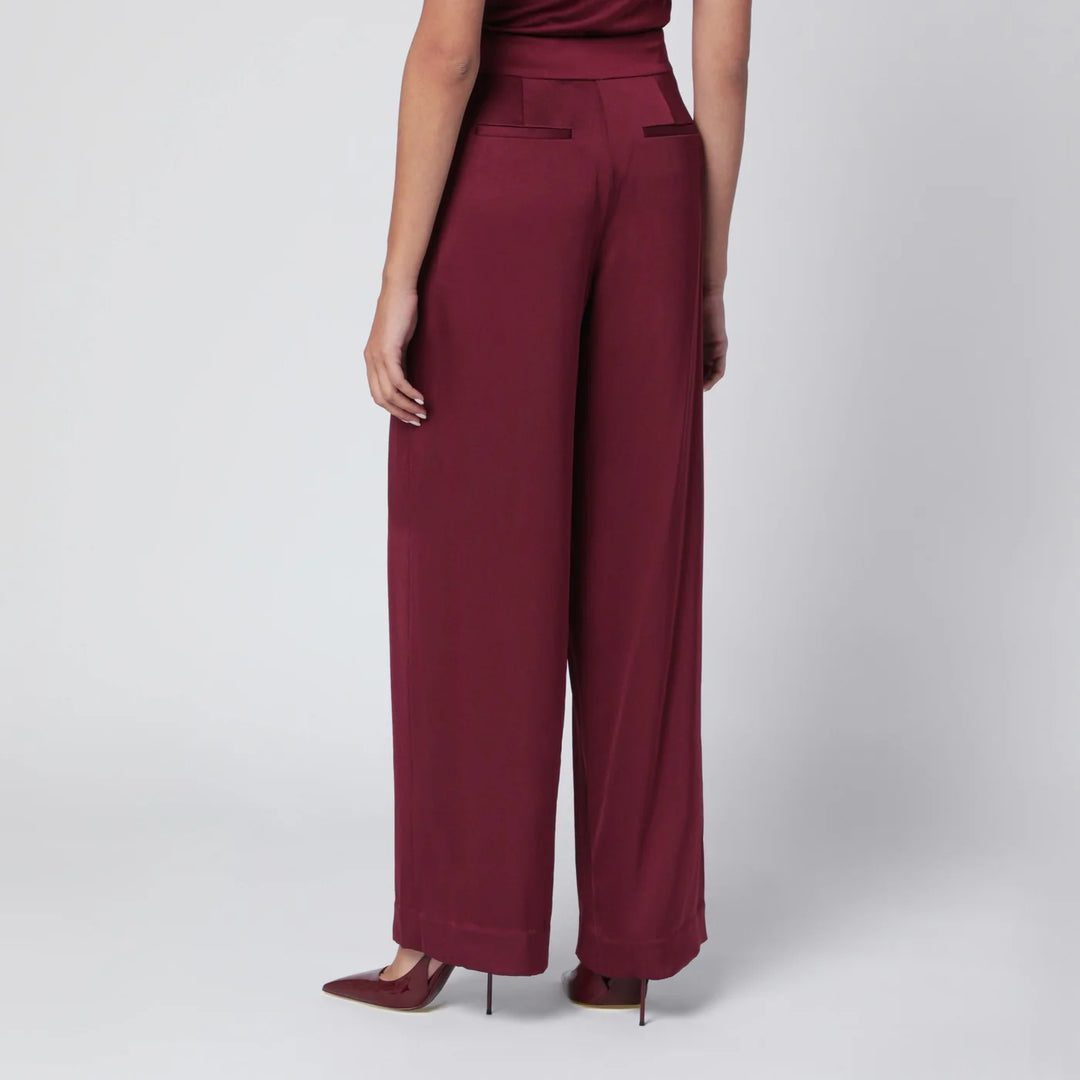 SIMKHAI - Kyra trousers in blueberry satin