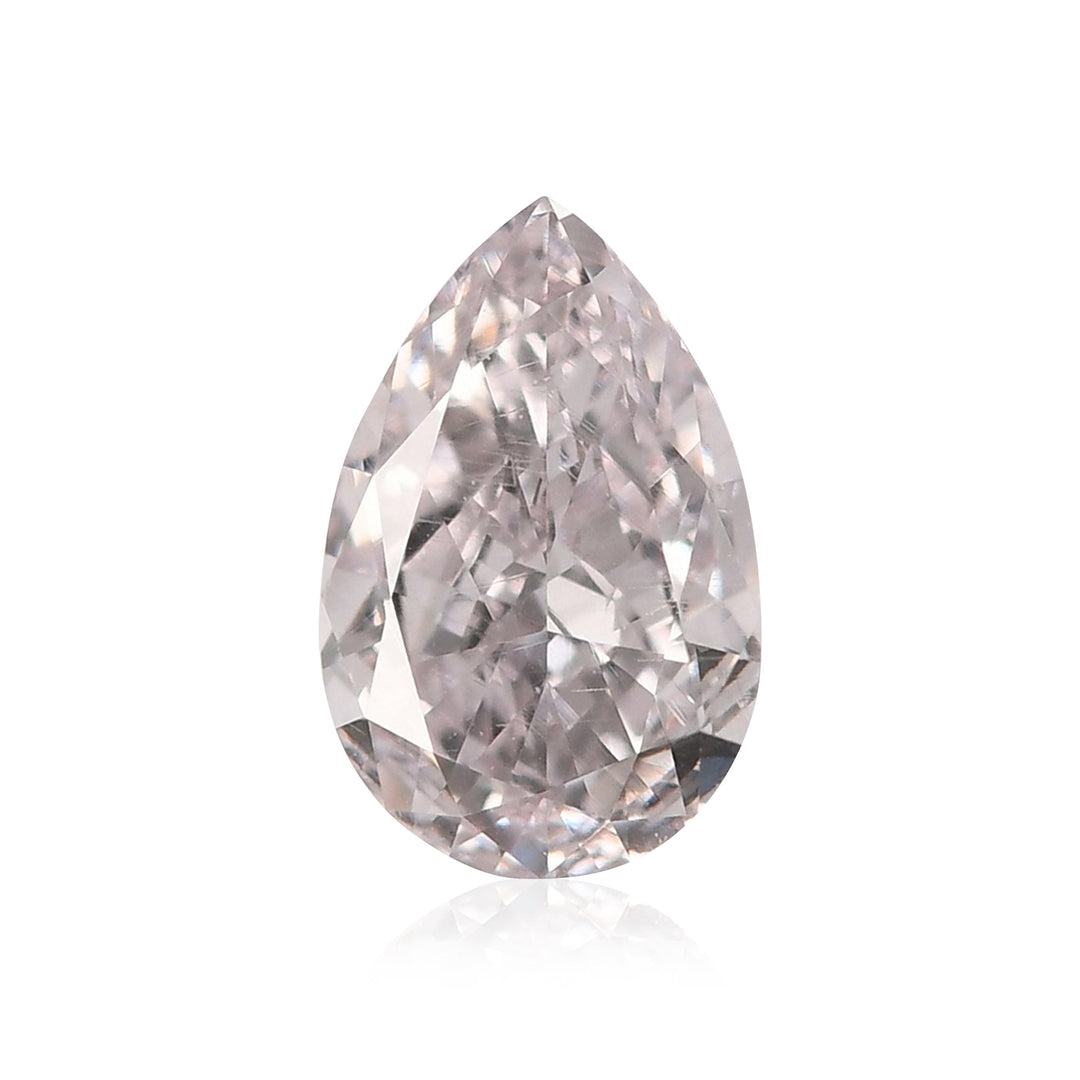 0.51 Carat Very Light Pink Pear Diamond SI1 GIA