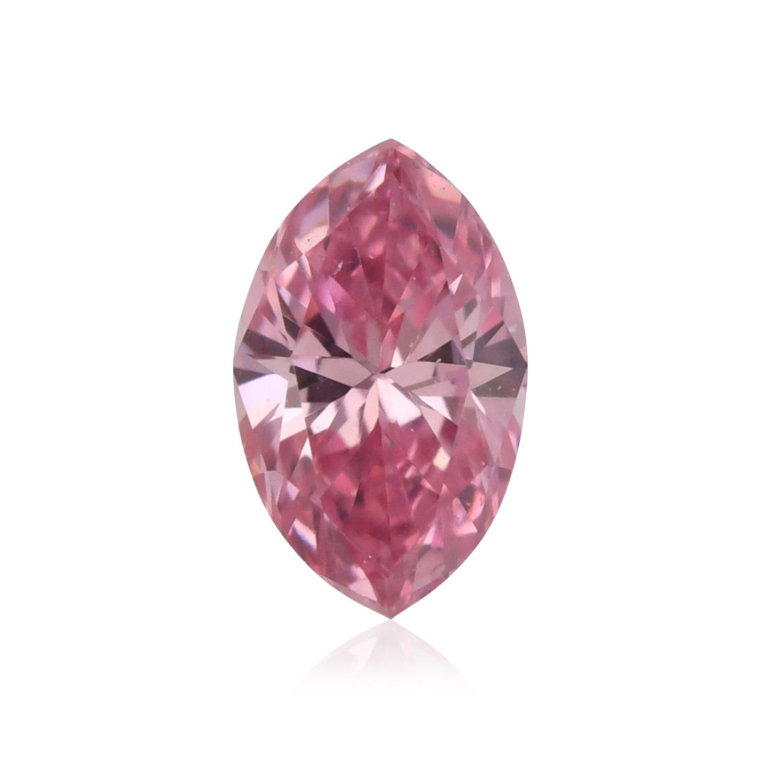 0.11 Carat Fancy Intense Pink Marquise Diamond (VS1) GIA