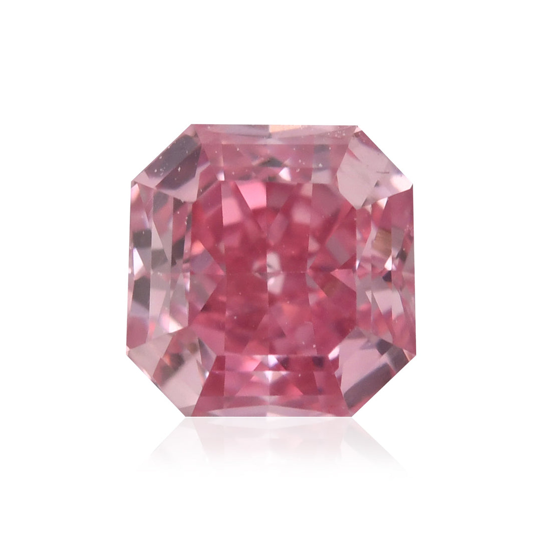 0.24 Carat Fancy Intense Purplish Pink Radiant Argyle Diamond VS2 GIA