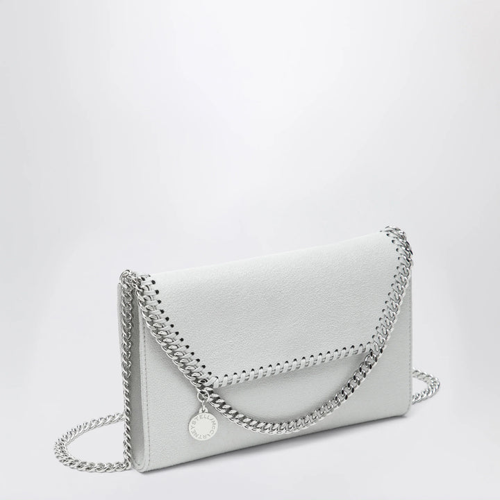 Stella McCartney - Pearl grey Falabella shoulder wallet bag