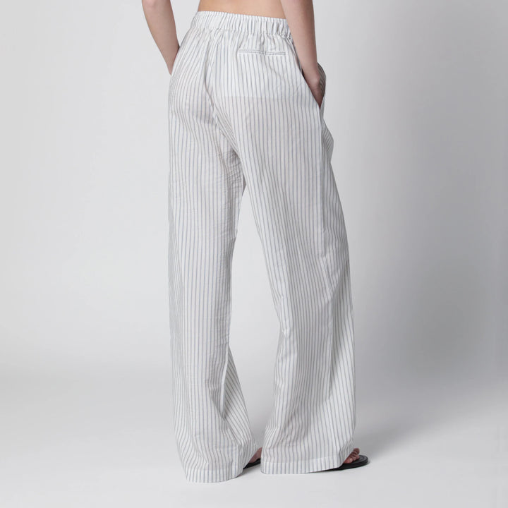 Róhe - Silk striped pajama trousers