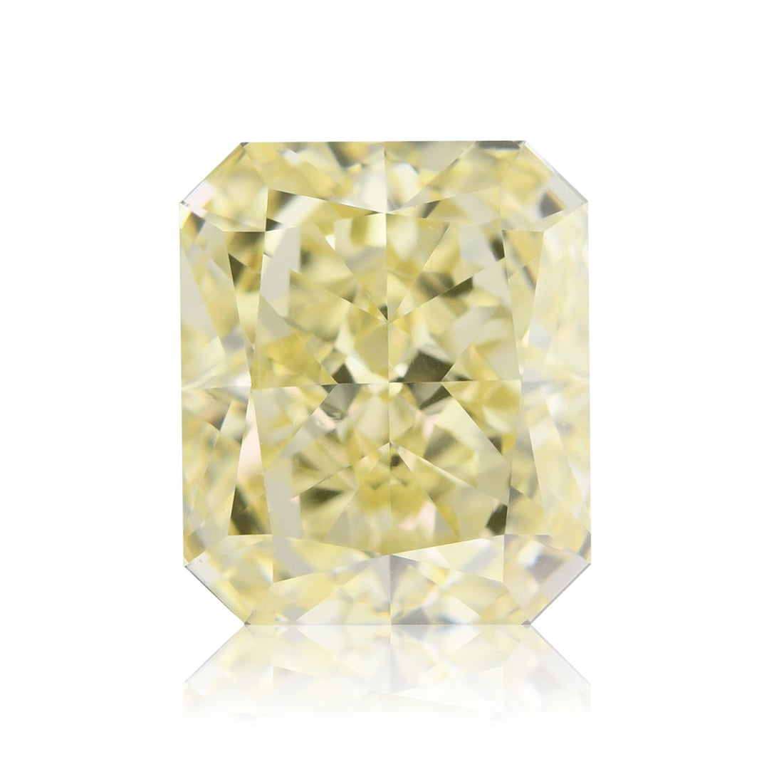 2.17 Carat Fancy Yellow Radiant Diamond VVS2 GIA