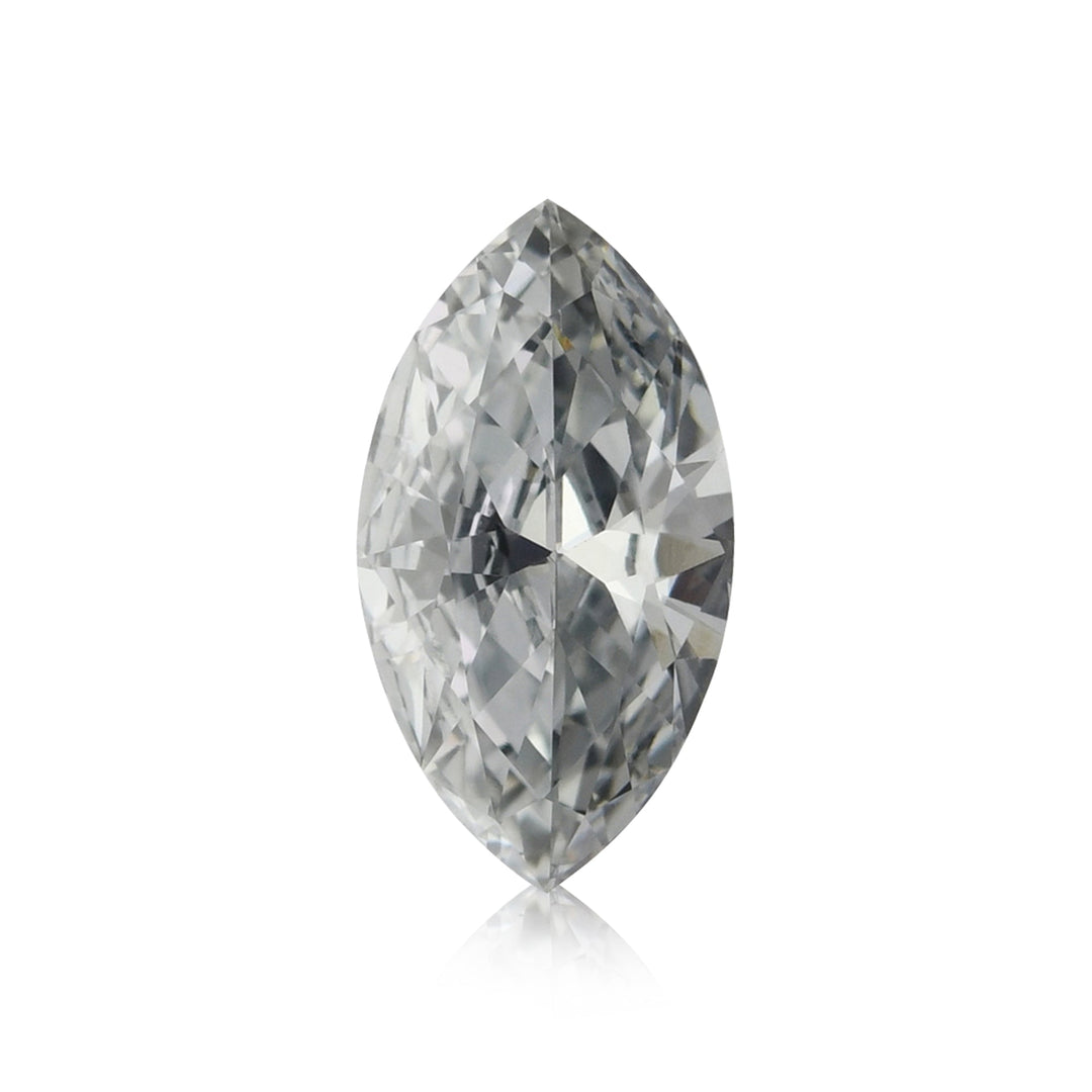 0.47 Carat Fancy Gray Blue Marquise Diamond VVS2 GIA