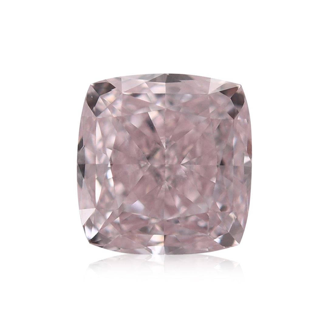 0.72 Carat Light Pink Cushion Diamond VVS2 GIA