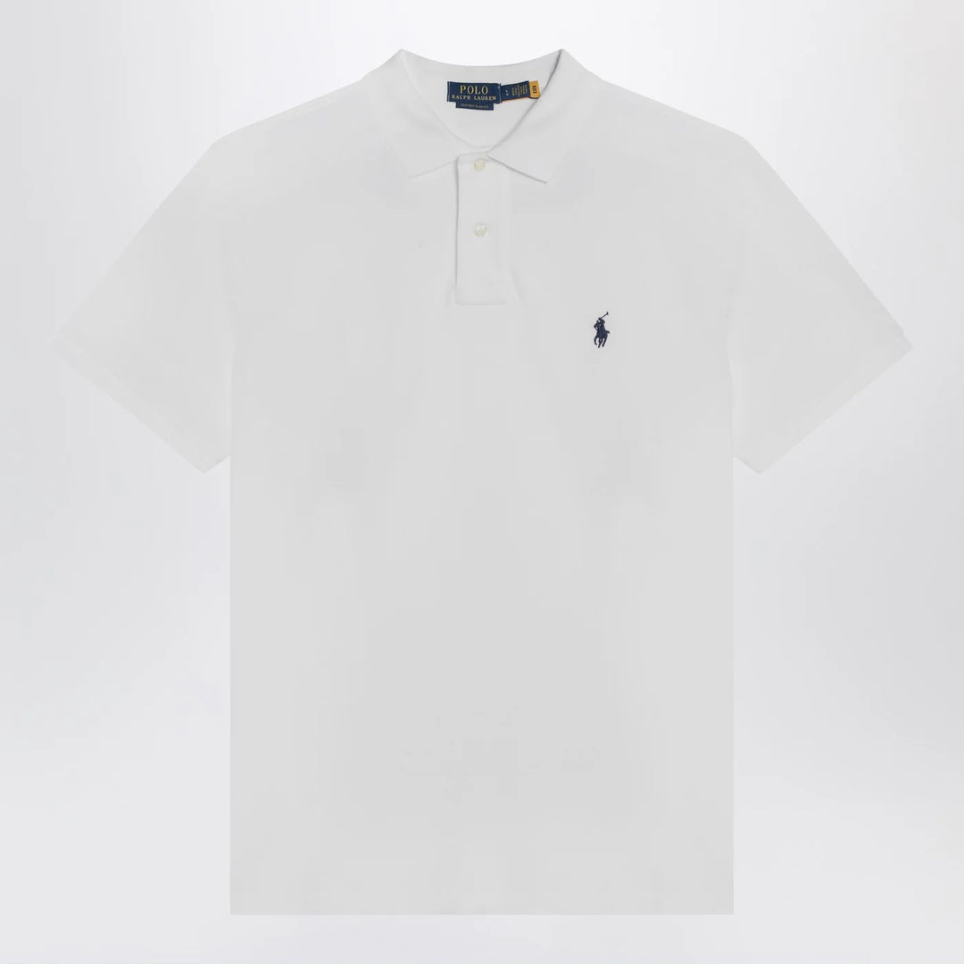 Polo Ralph Lauren - White cotton Custom Slim-Fit polo