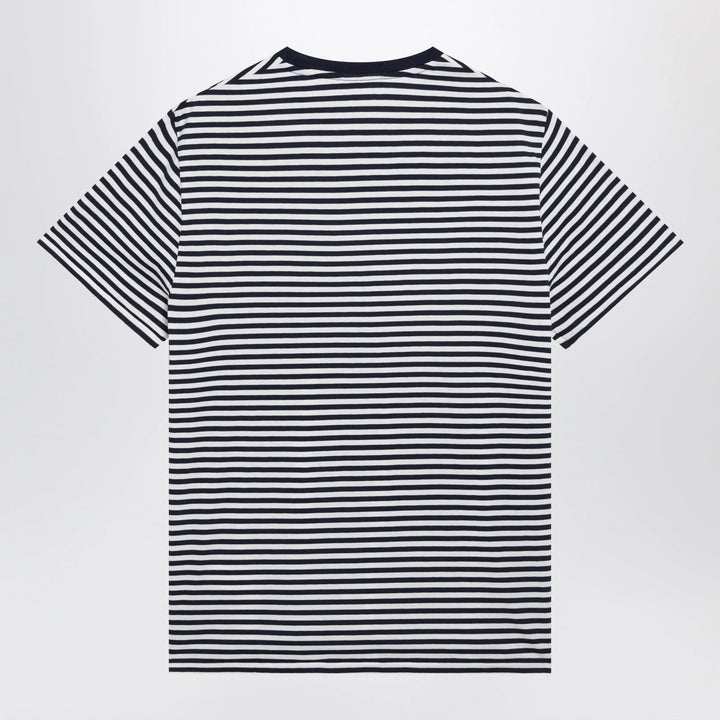 Polo Ralph Lauren - White/Navy striped Custom Slim-Fit T-shirt Brand Shirts &amp; Tops