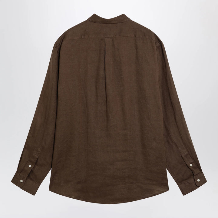 Polo Ralph Lauren - Custom-Fit linen shirt in hazelnut color