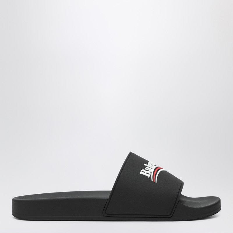 Shoes Balenciaga - Pool Slide rubber sandals in black - 43 IT Brand
