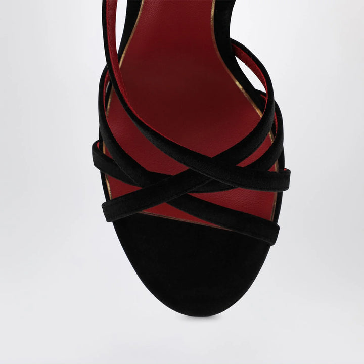 Valentino Garavani - Fetishique black velvet sandal