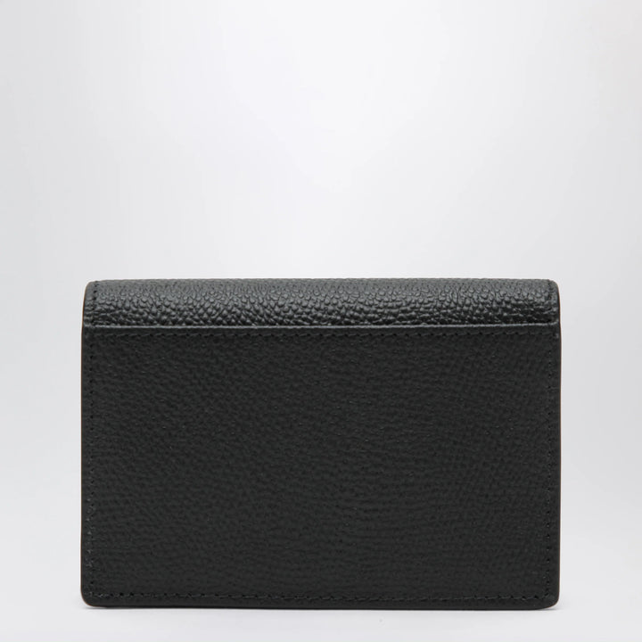 Valentino Garavani - VLogo bifold card wallet in black leather