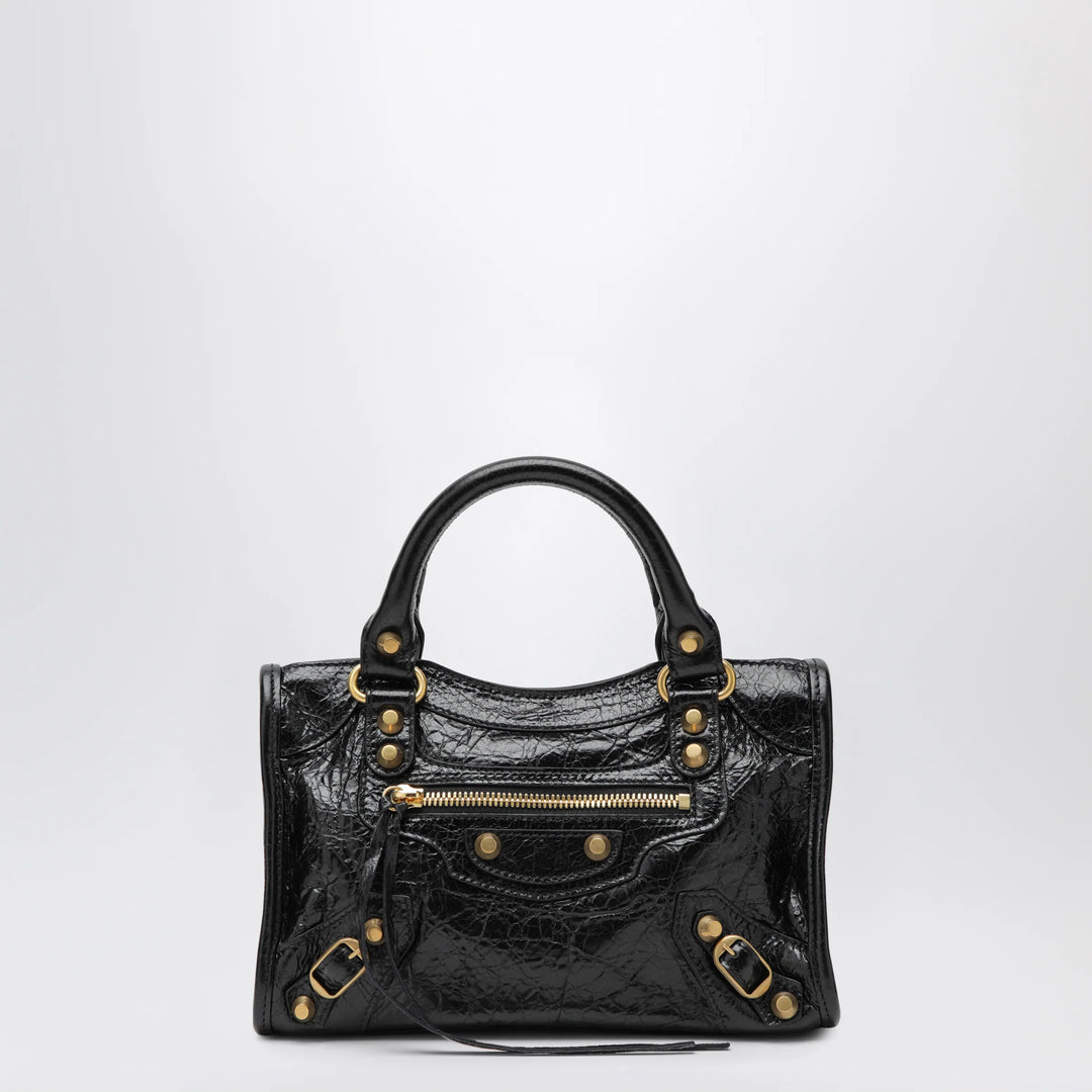 Balenciaga - Le City mini bag in black lambskin