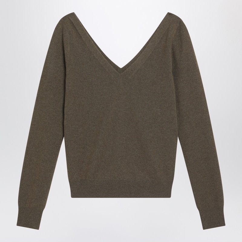 Shirts & Tops Saint Laurent - Khaki cashmere sweater - XS Brand