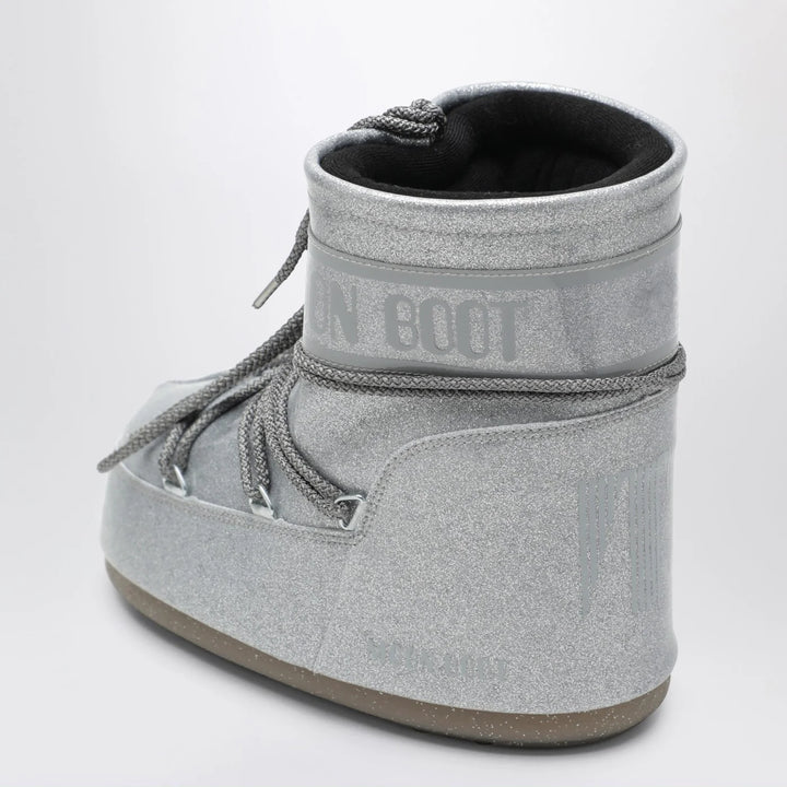 Moon Boot - Silver Icon Low boots with glitter