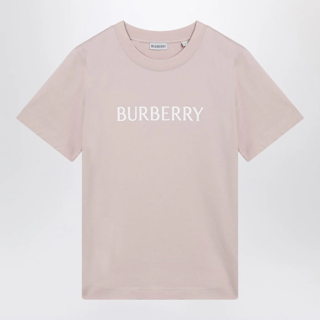 Burberry - Light pink cotton T-shirt