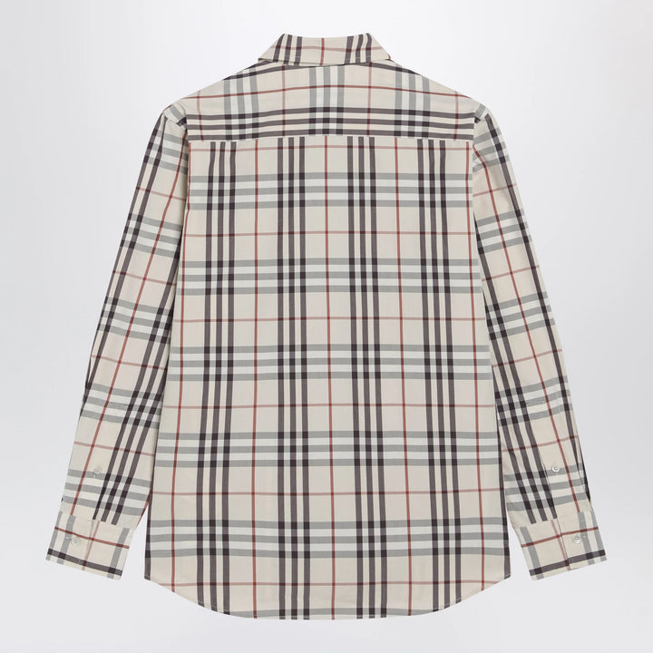 Burberry - Beige Check shirt by Burberry