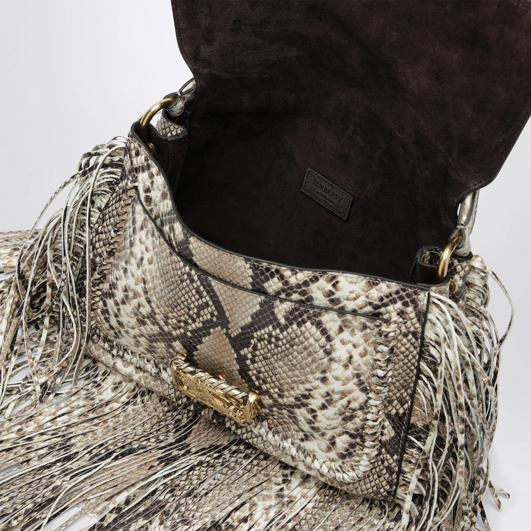 Burberry - Small Rider shoulder bag in printed leather