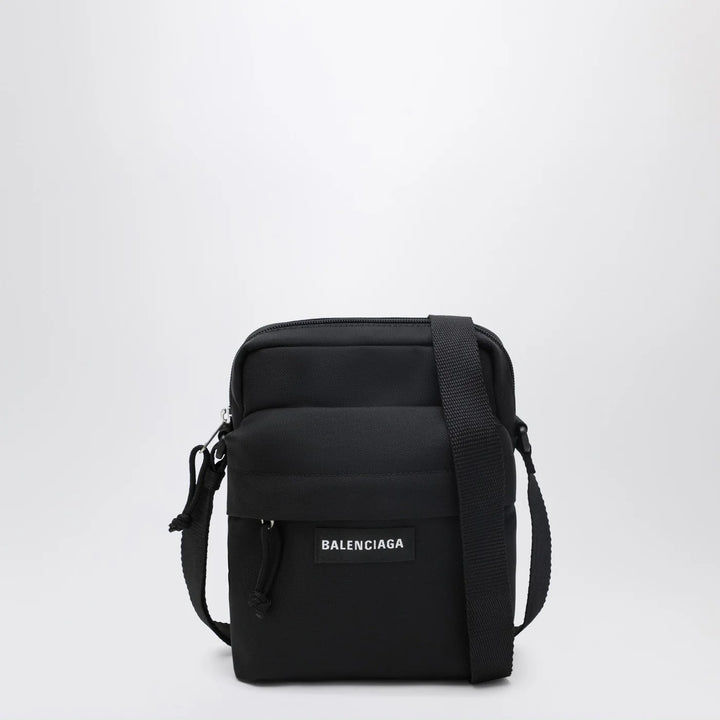 Balenciaga - Explorer black nylon shoulder bag