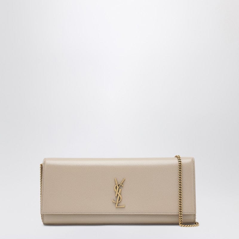 #N/A Saint Laurent - Kate clutch in beige grain de poudre leather - One size Brand
