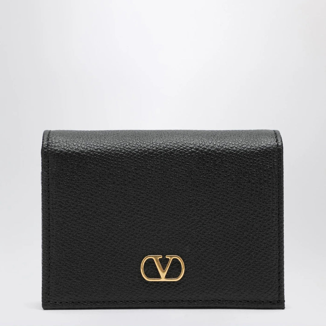Valentino Garavani - Signature black leather VLogo wallet
