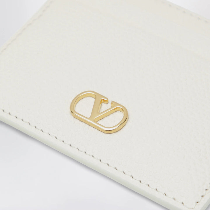 Valentino Garavani - Vlogo Signature ivory cardholder