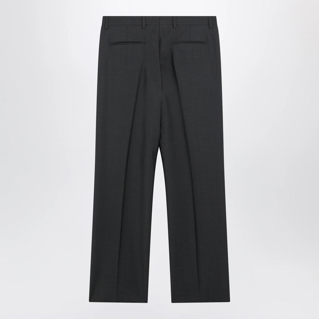 Valentino - Gray wool-blend pants
