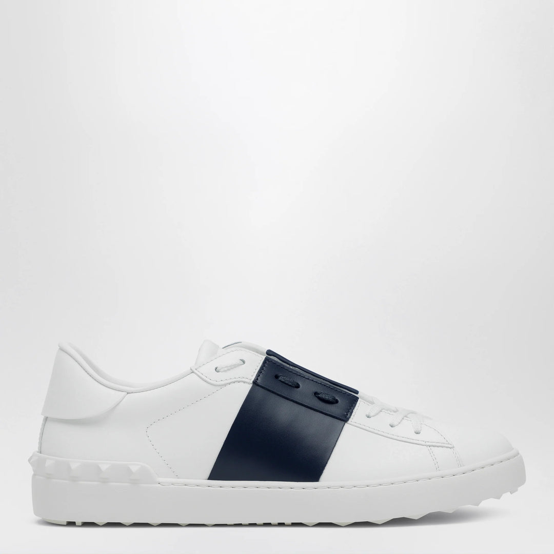 Valentino Garavani - Open sneakers in white/navy blue
