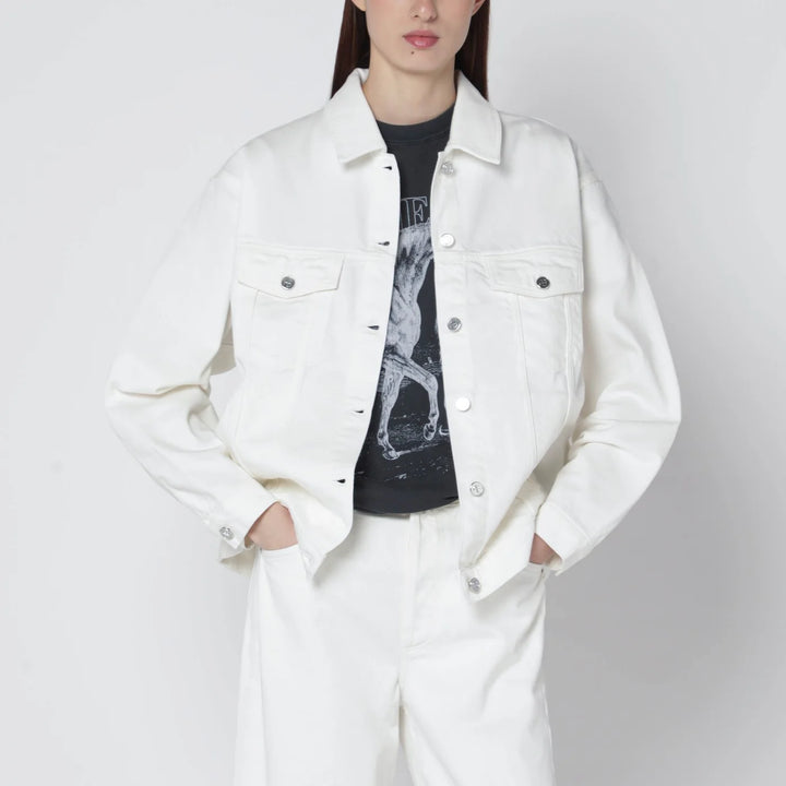 ANINE BING - Ecru organic denim jacket