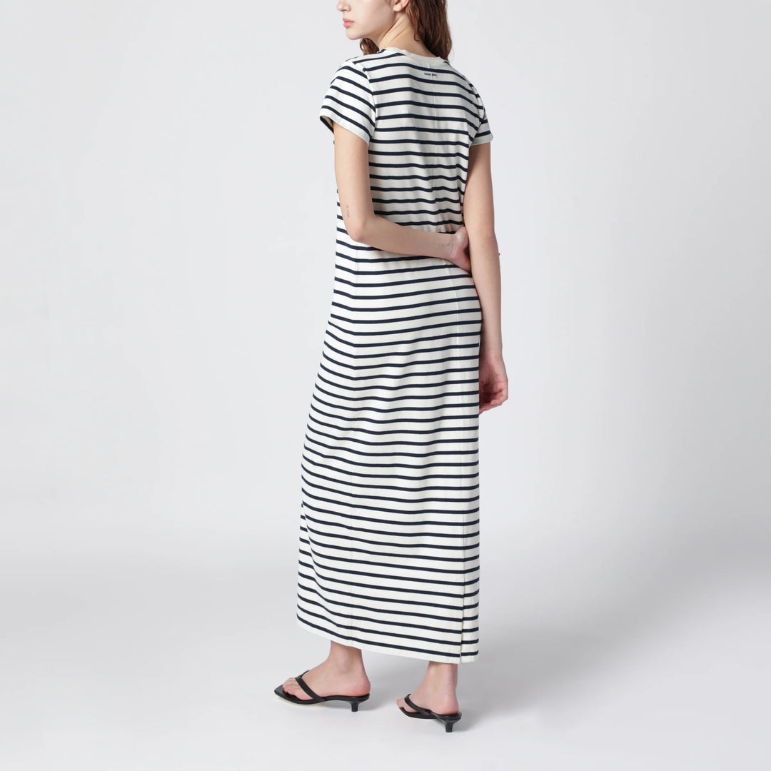 ANINE BING - Wynne Striped Maxi Cotton Dress