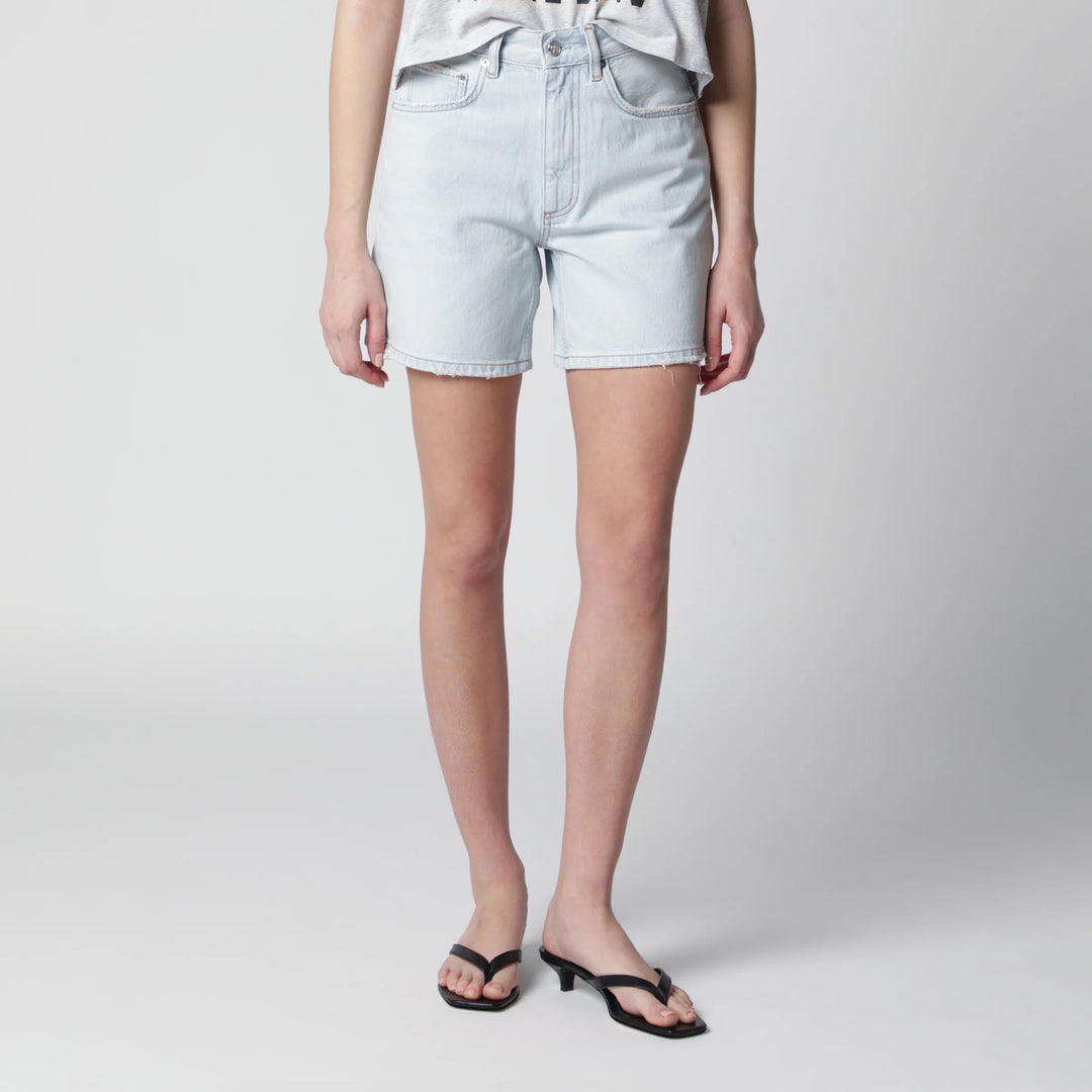ANINE BING - Light blue denim shorts