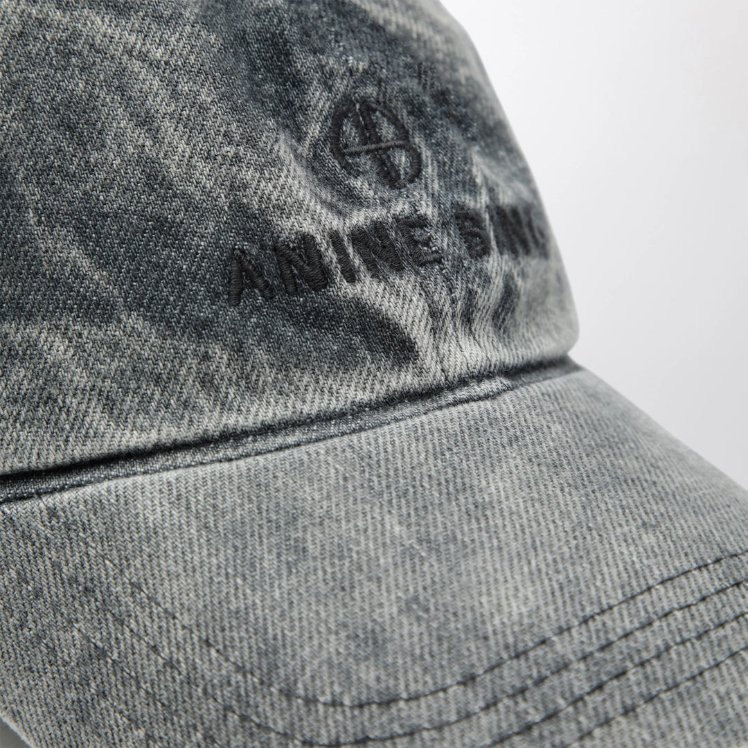 ANINE BING - Jeremy baseball cap in washed-effect grey