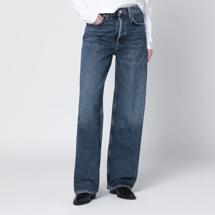 AGOLDE - Blue regenerated denim jeans