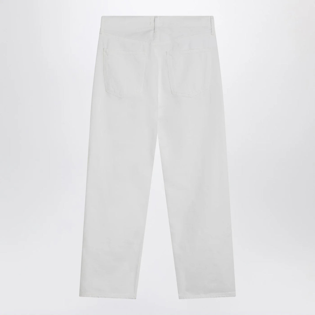 AGOLDE - White jeans in regenerated denim