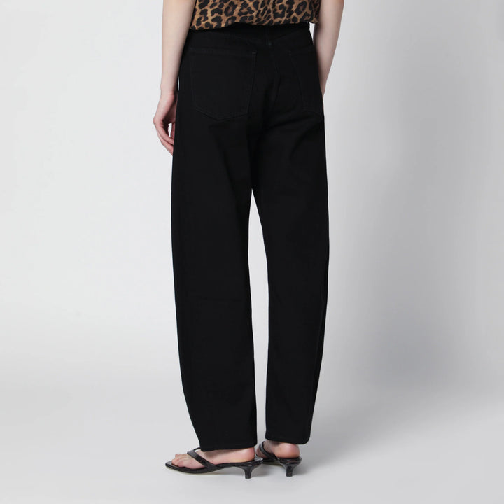 AGOLDE - Luna Jeans In Black Cover Denim