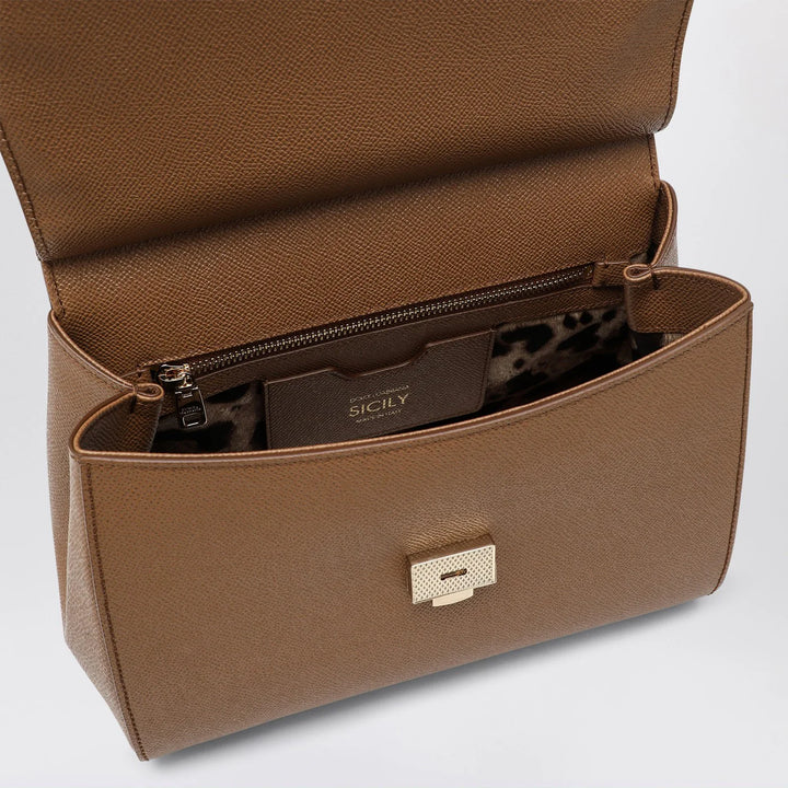 Dolce&amp;Gabbana - Large caramel Sicily Hand Bag