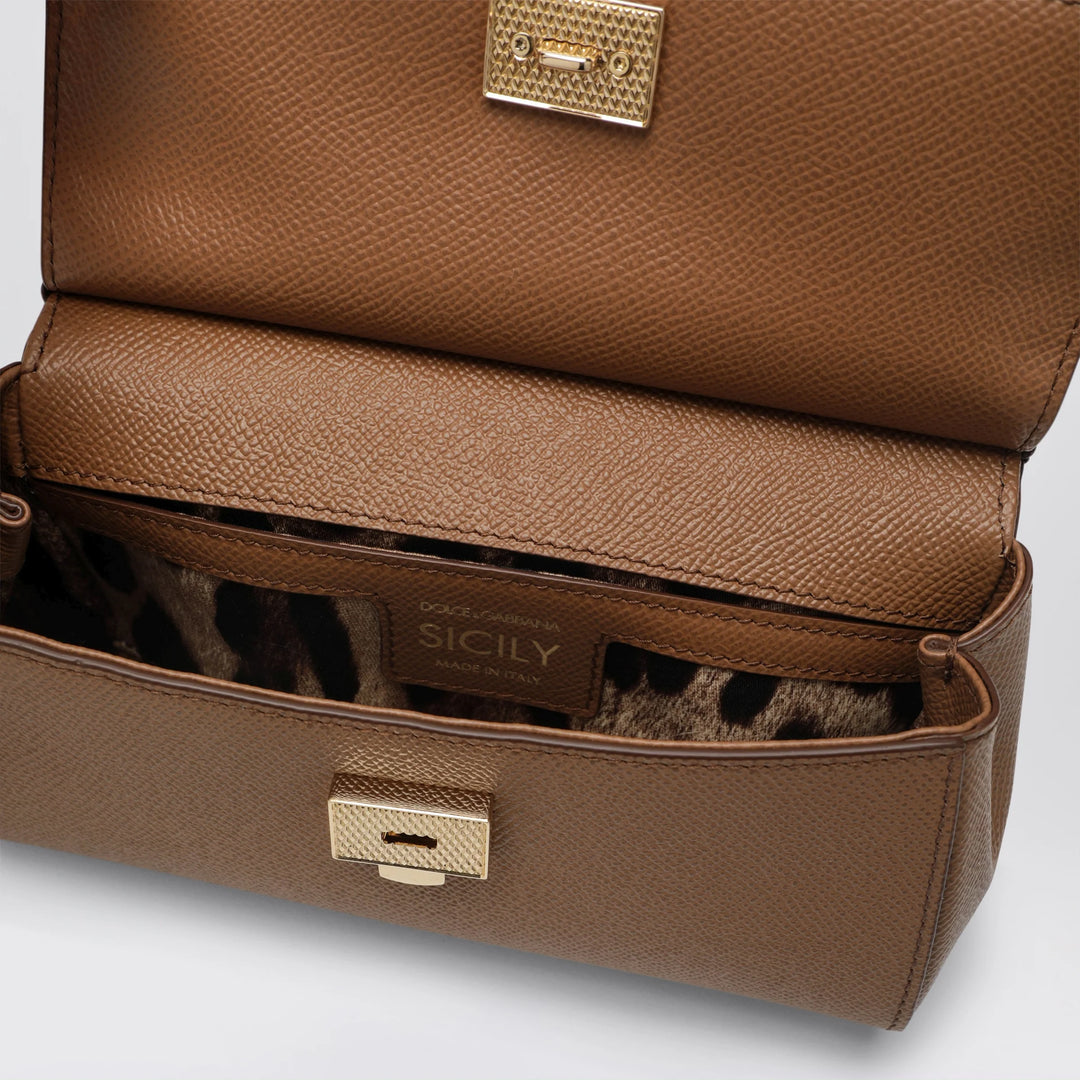 Dolce&amp;Gabbana - Small Sicily handbag in caramel