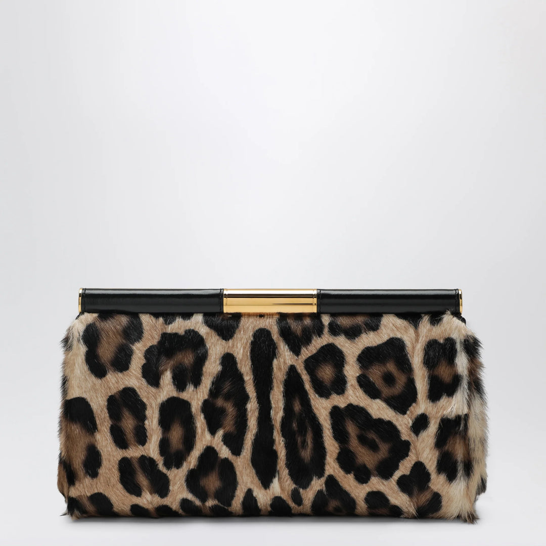 Dolce&amp;Gabbana - Marlene shoulder bag in leopard-print kidskin