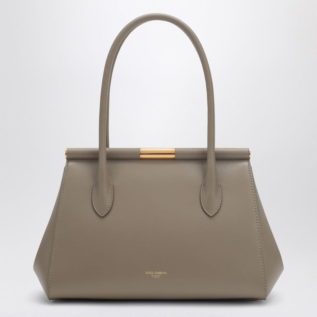 Handbag UNI Dolce & Gabbana Marlene handbag in taupe colour Brand