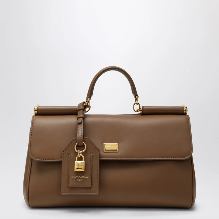 Dolce&amp;Gabbana - My Sicily top handle bag in caramel leather