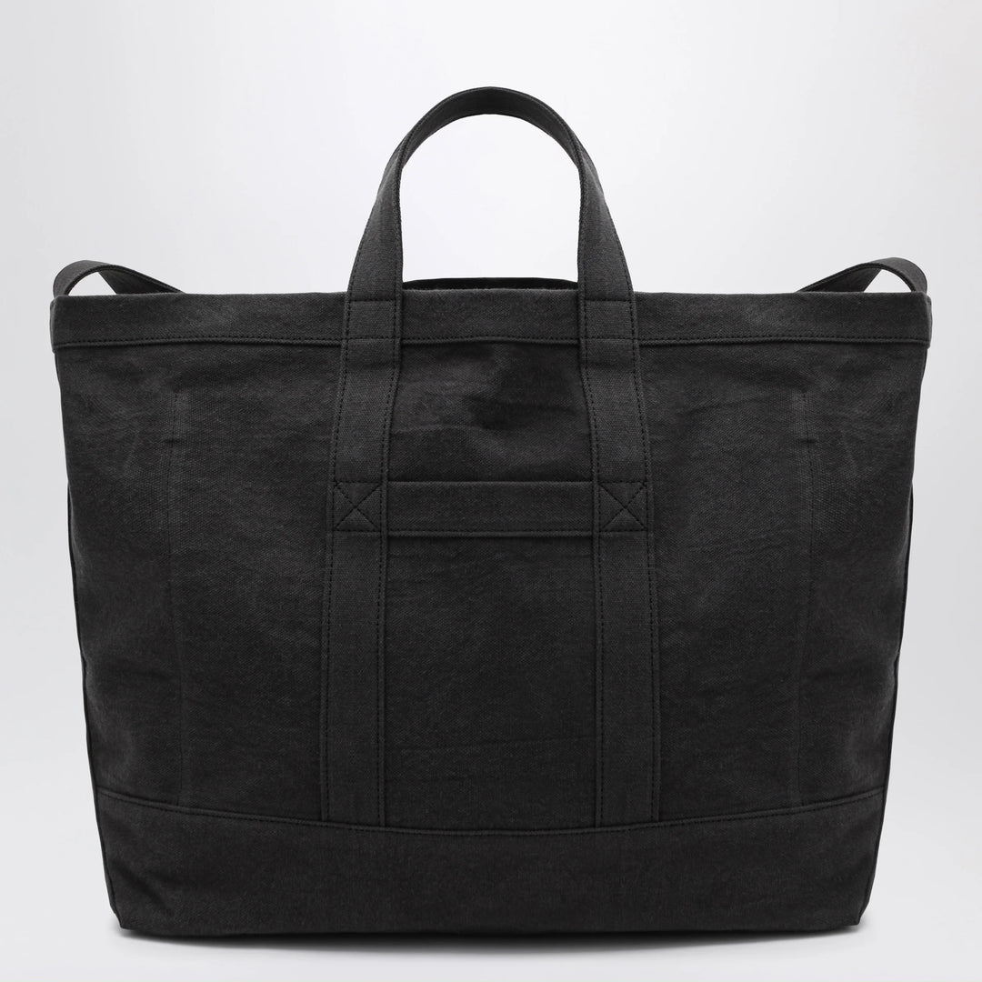 Tekla - Beach bag in black cotton