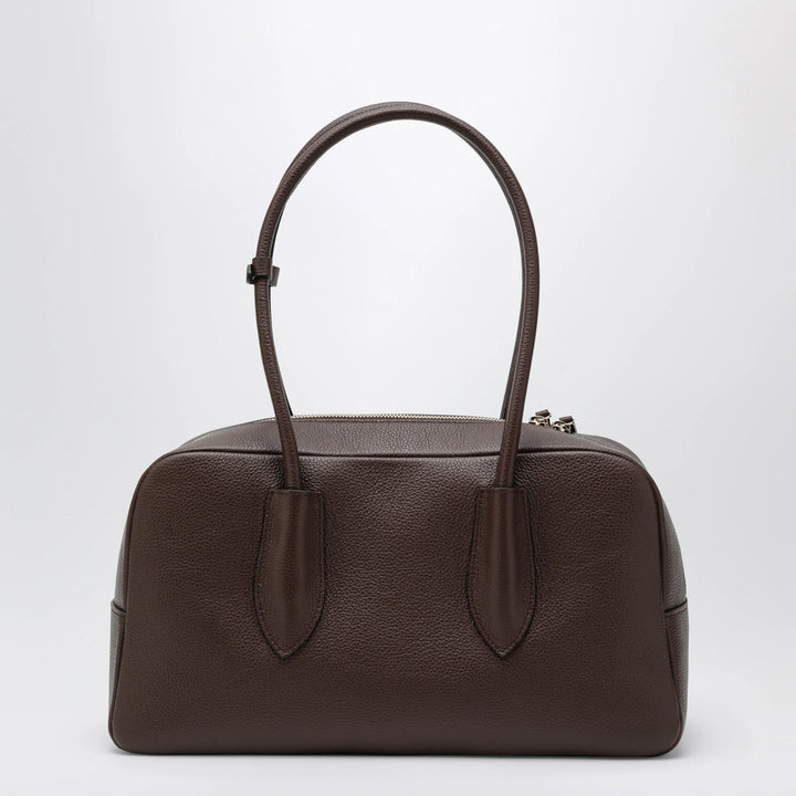 NOESI - Betty brown bag in grained leather