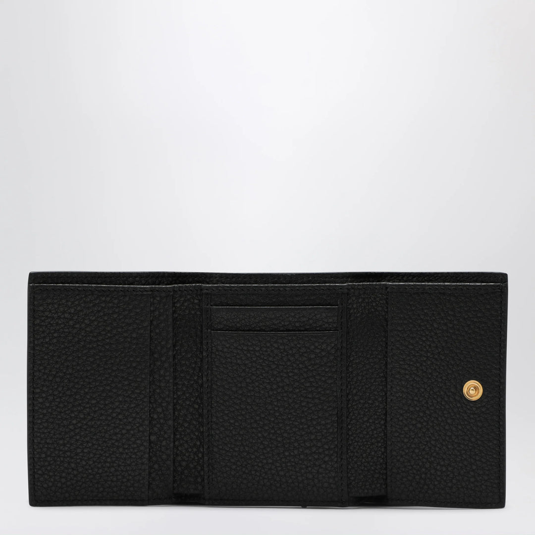 Dolce&amp;Gabbana - Black Dauphine Calf Leather Wallet