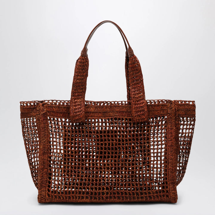 Chloé - East-West Summer Banana Summery brown raffia tote bag