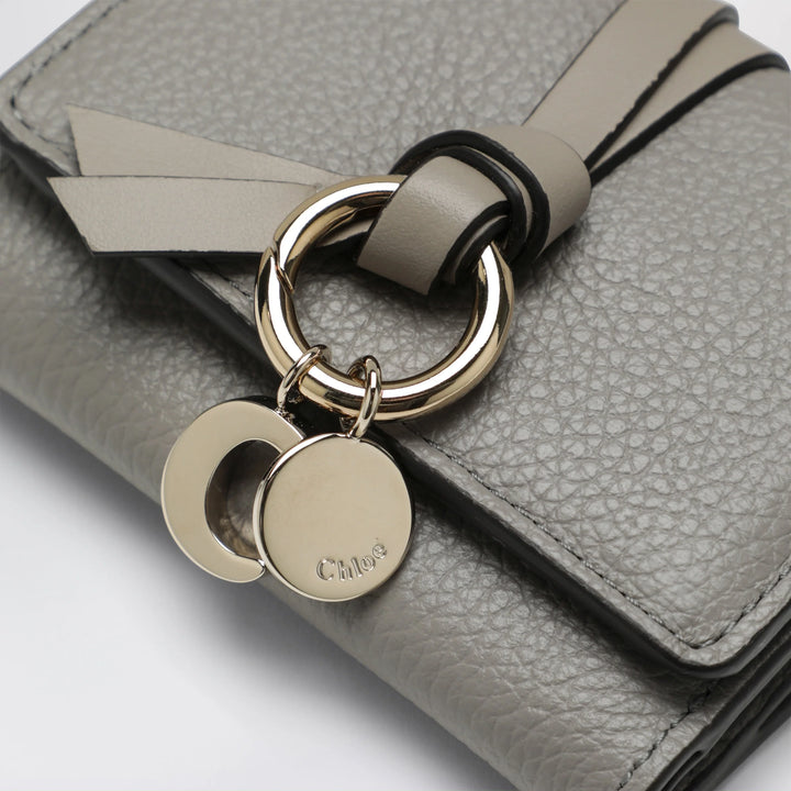 Chloé - Grey Alphabet Mini Trifold Wallet