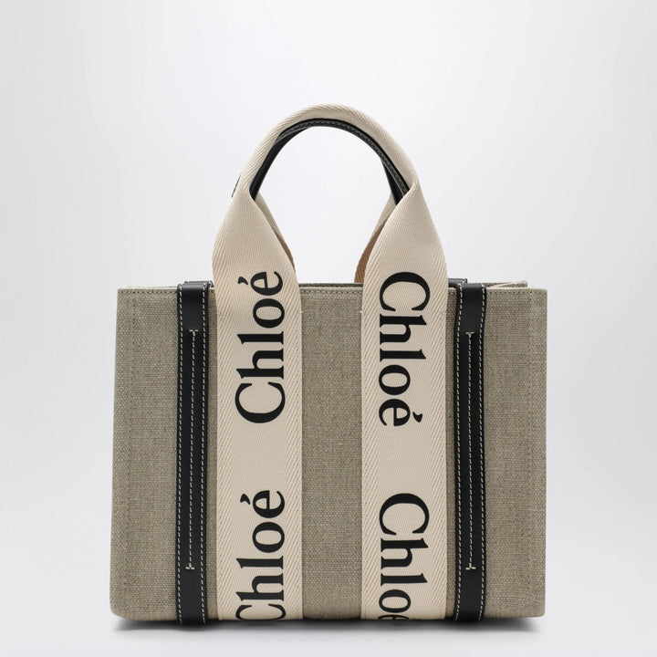 Chloé - Woody little bag in beige canvas