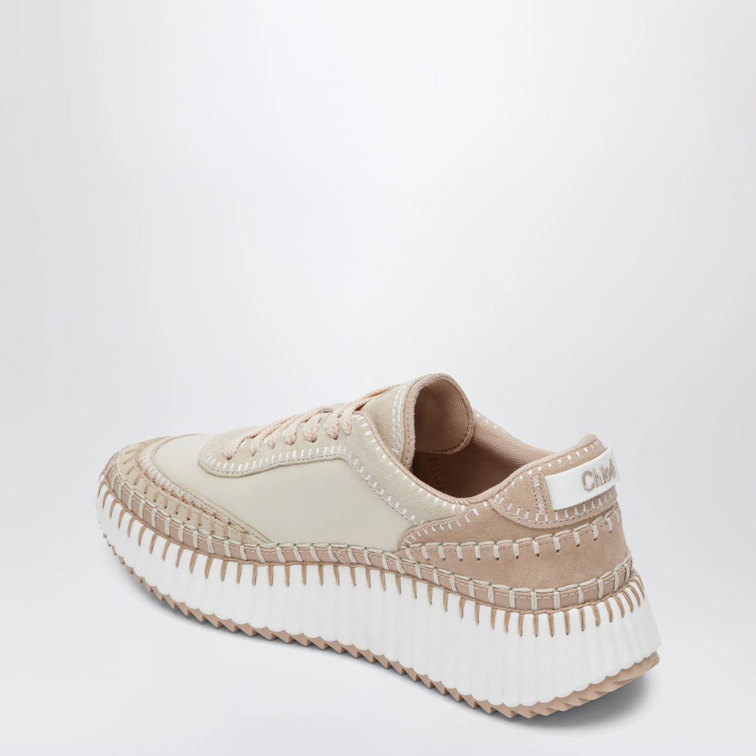 Chloé - Nama Sneakers in Blushy Grey