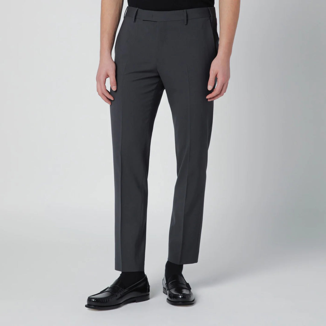 PT Torino - Grey trousers in wool blend