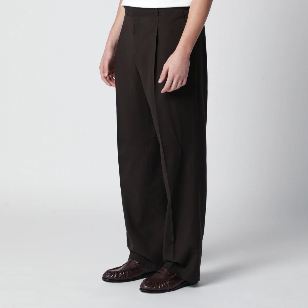 PT Torino - Brown wool trousers