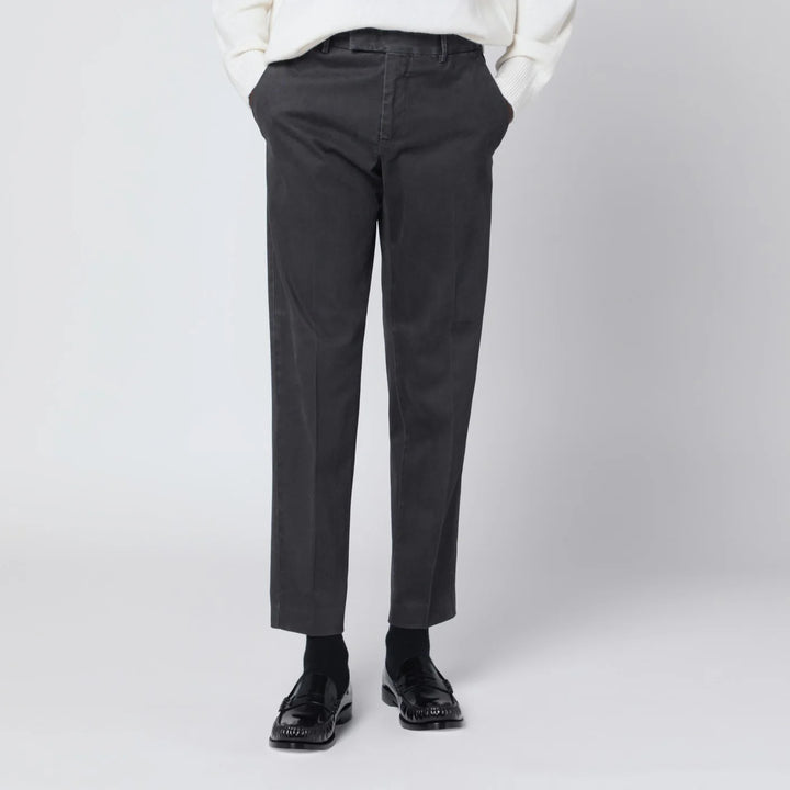 PT Torino - Gray cotton trousers