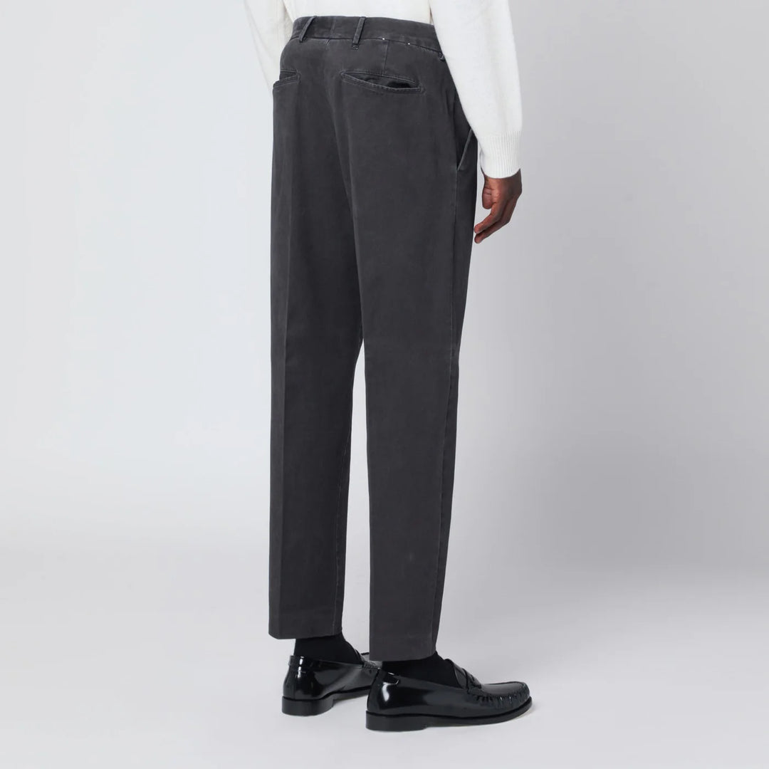 PT Torino - Gray cotton trousers